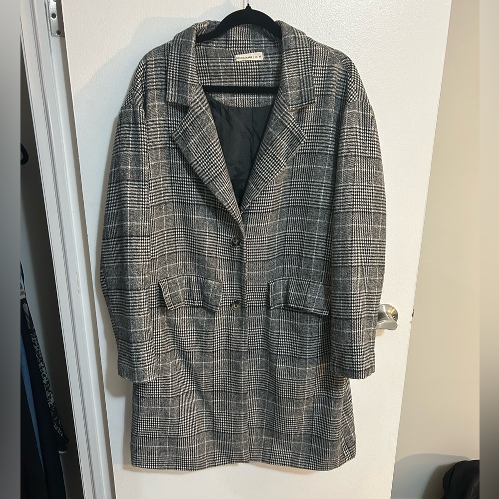 24 Colours Gingham Coat